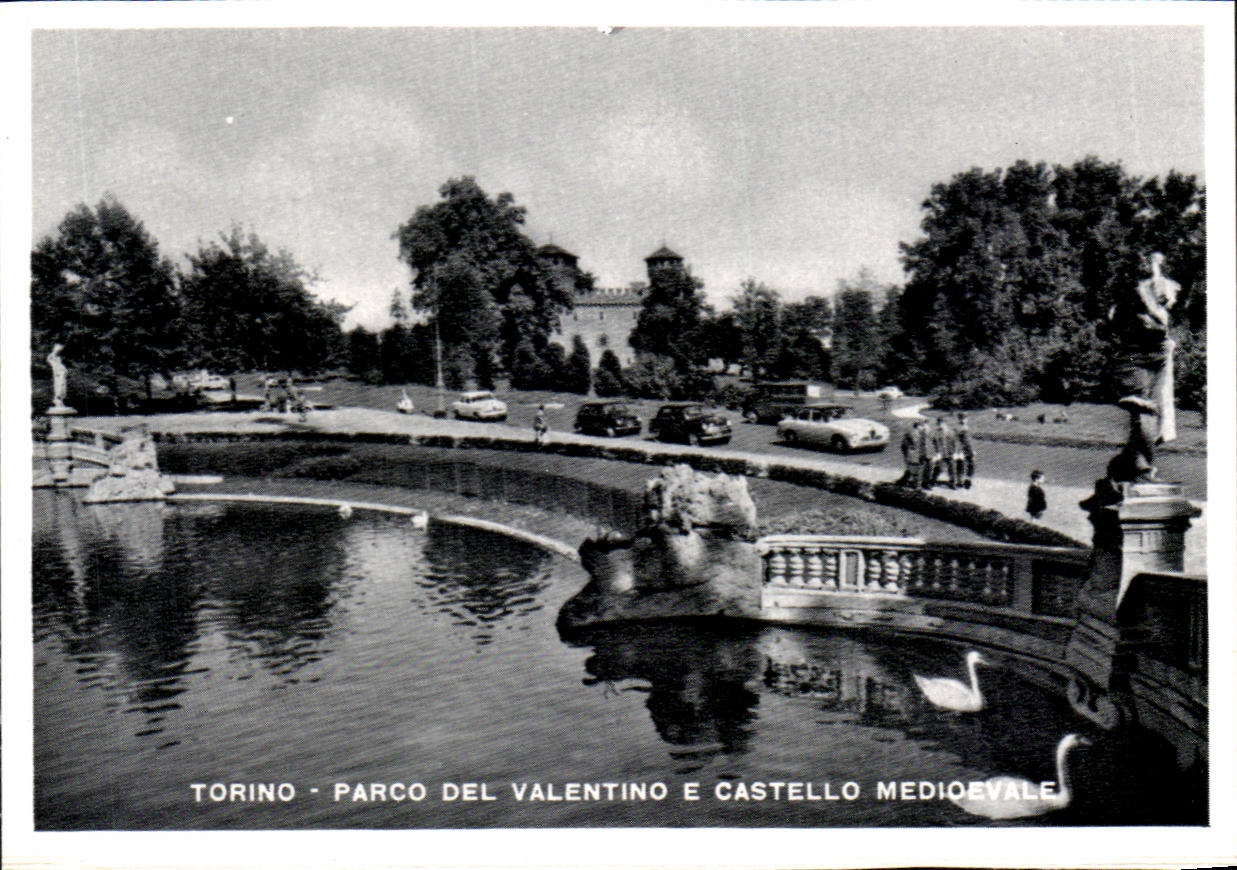 Italia italie Torino Parco del Valentino e Castello Mediovale
