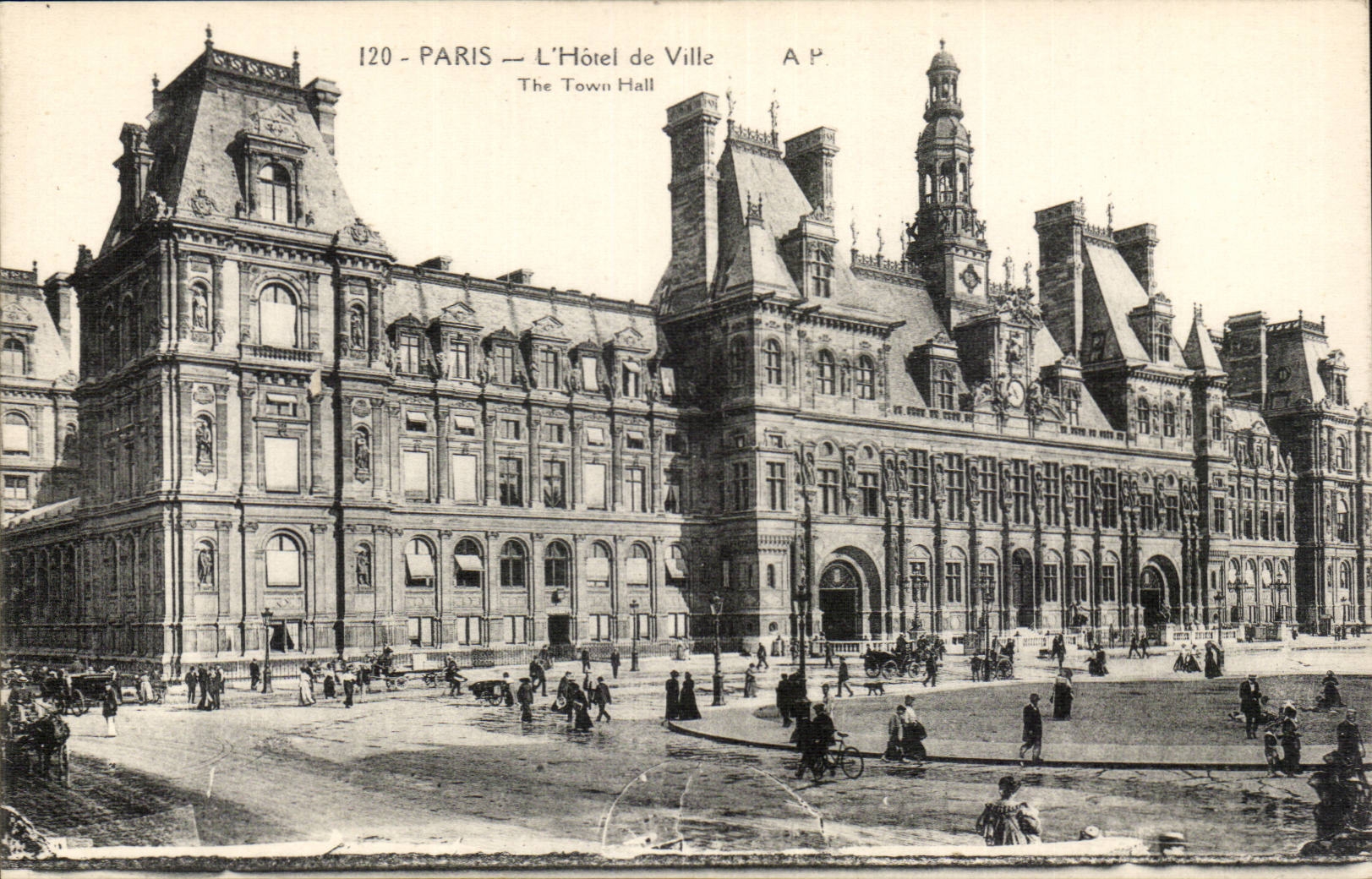 Paris CPA L' hotel de ville