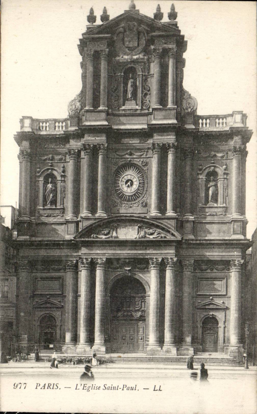 Paris CPA Eglise Saint Paul