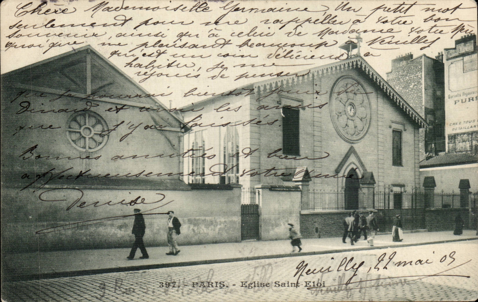 Paris CPA Eglise Saint Eloi