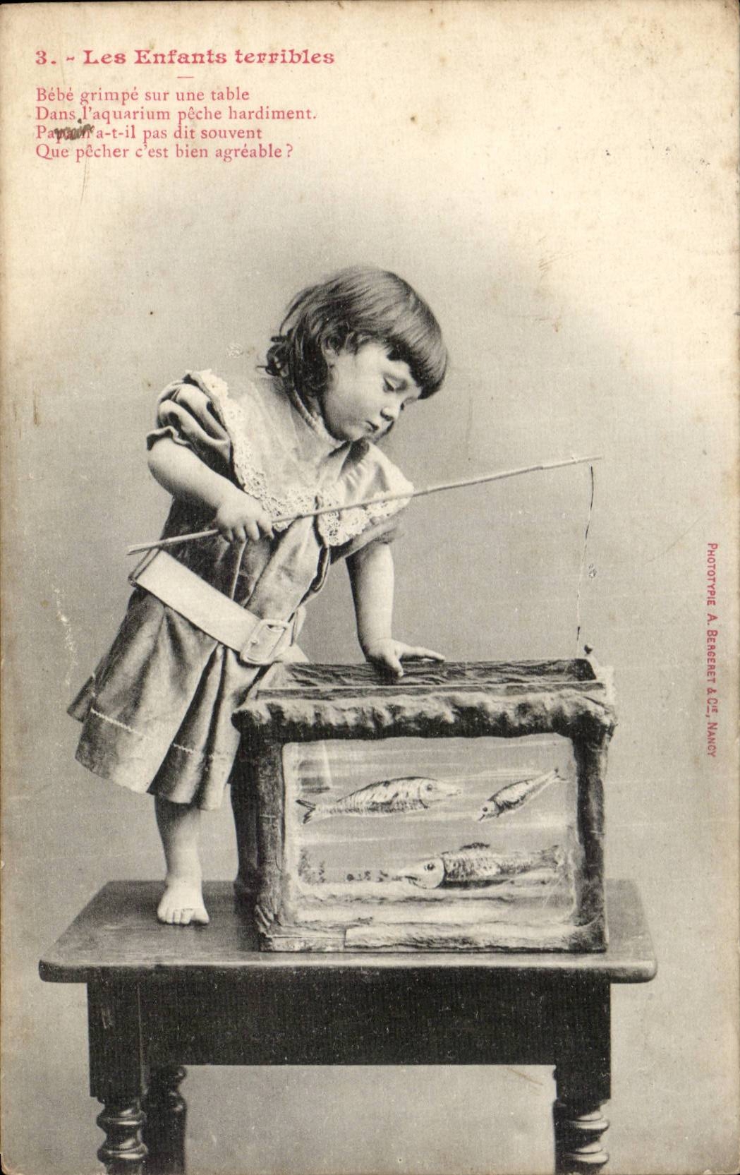 CPA Fantasy Poisson Child terrible children