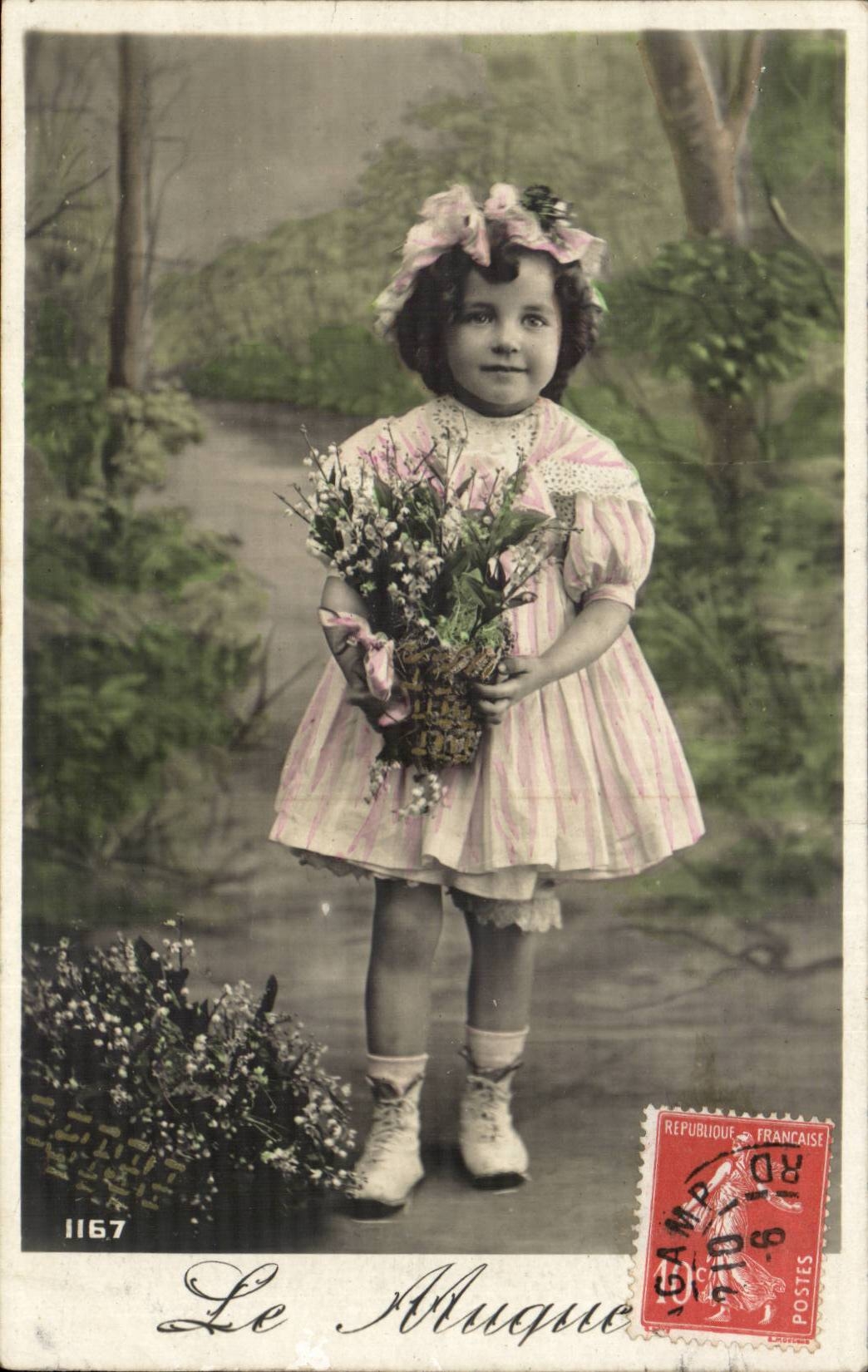 CPA Fantasy Child Lily of the valley