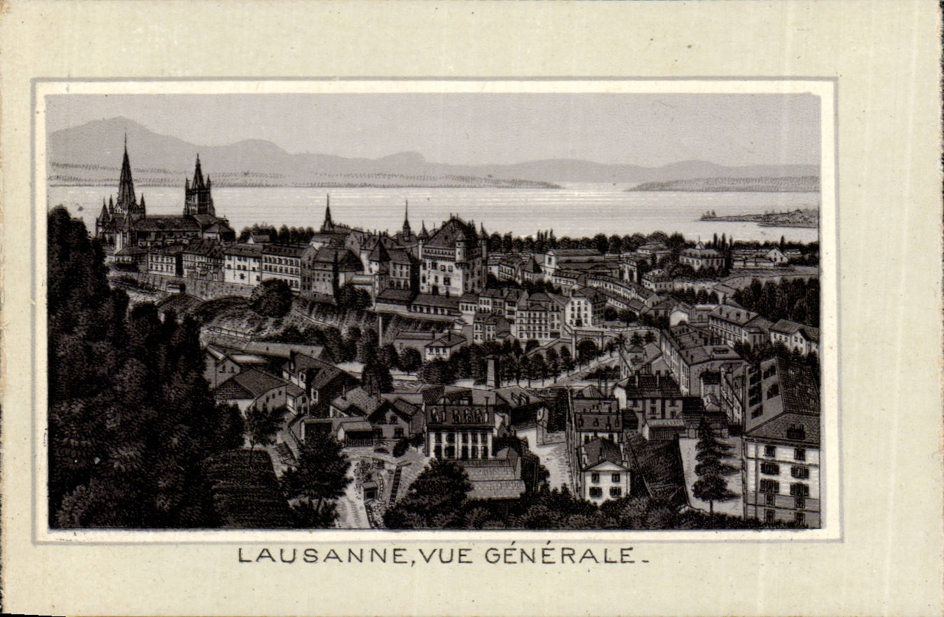 CPA Suisse Lausanne Vue generale
