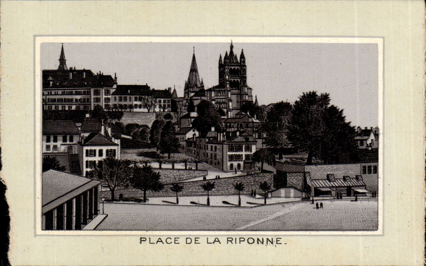CPA Suisse Lausanne place de la riponne