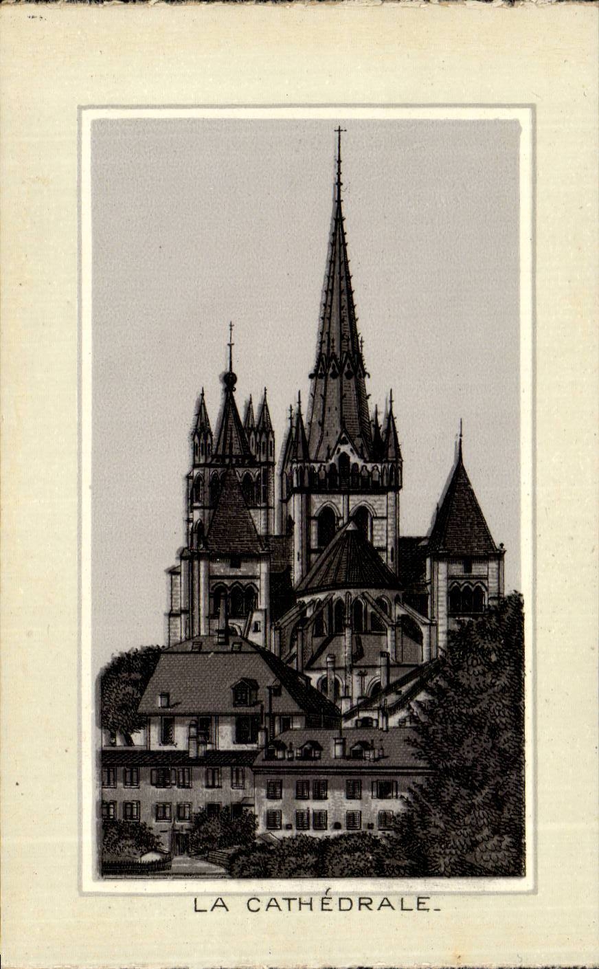 CPA Suisse Lausanne la cathedrale