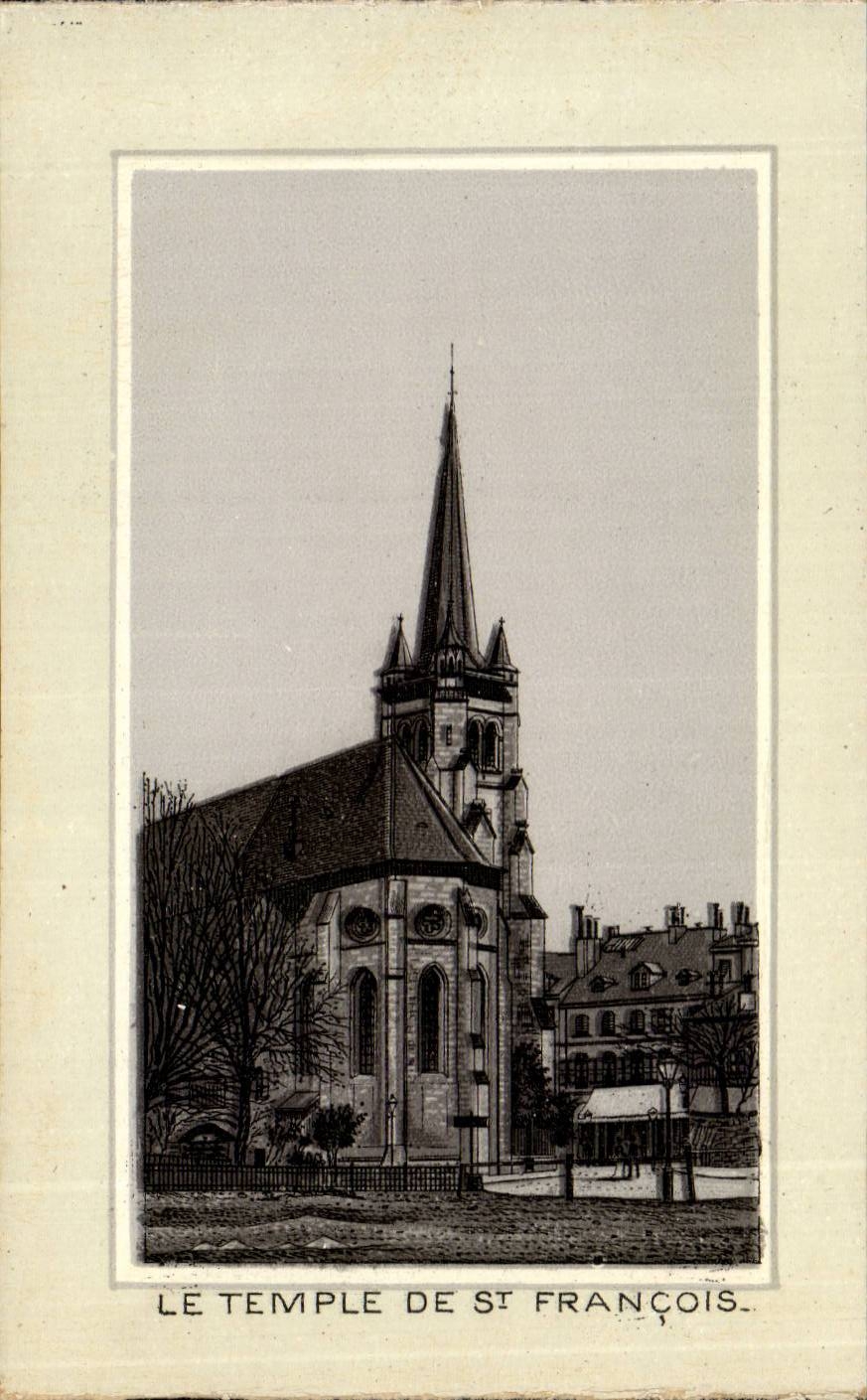 CPA Suisse Lausanne le temple de St Francois