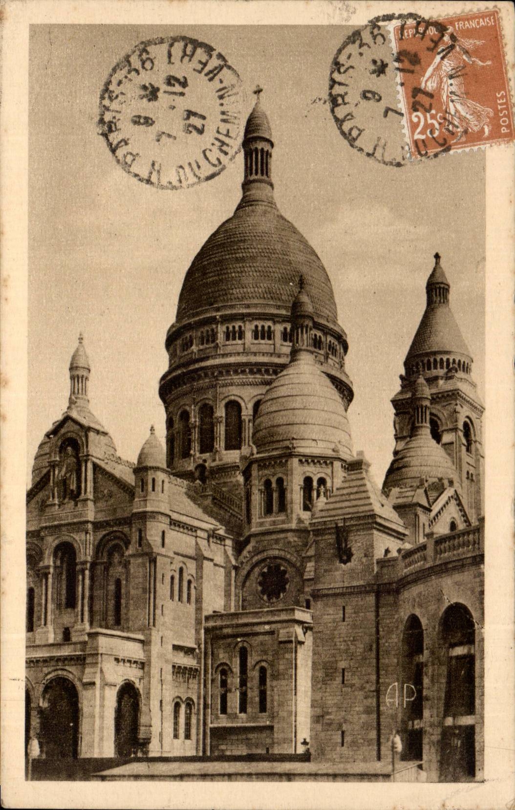 Paris CPA SAcre Coeur montmartre