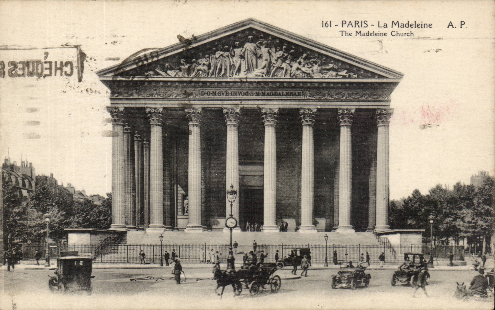 Paris CPA the Madeleine