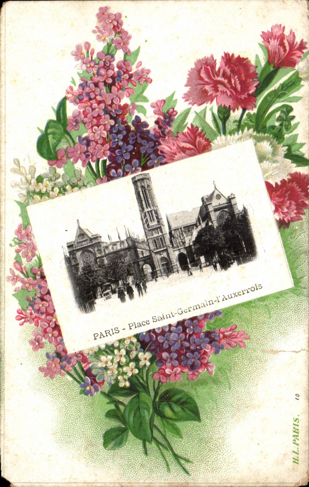 Paris CPA Place St Germain l'auxerrois