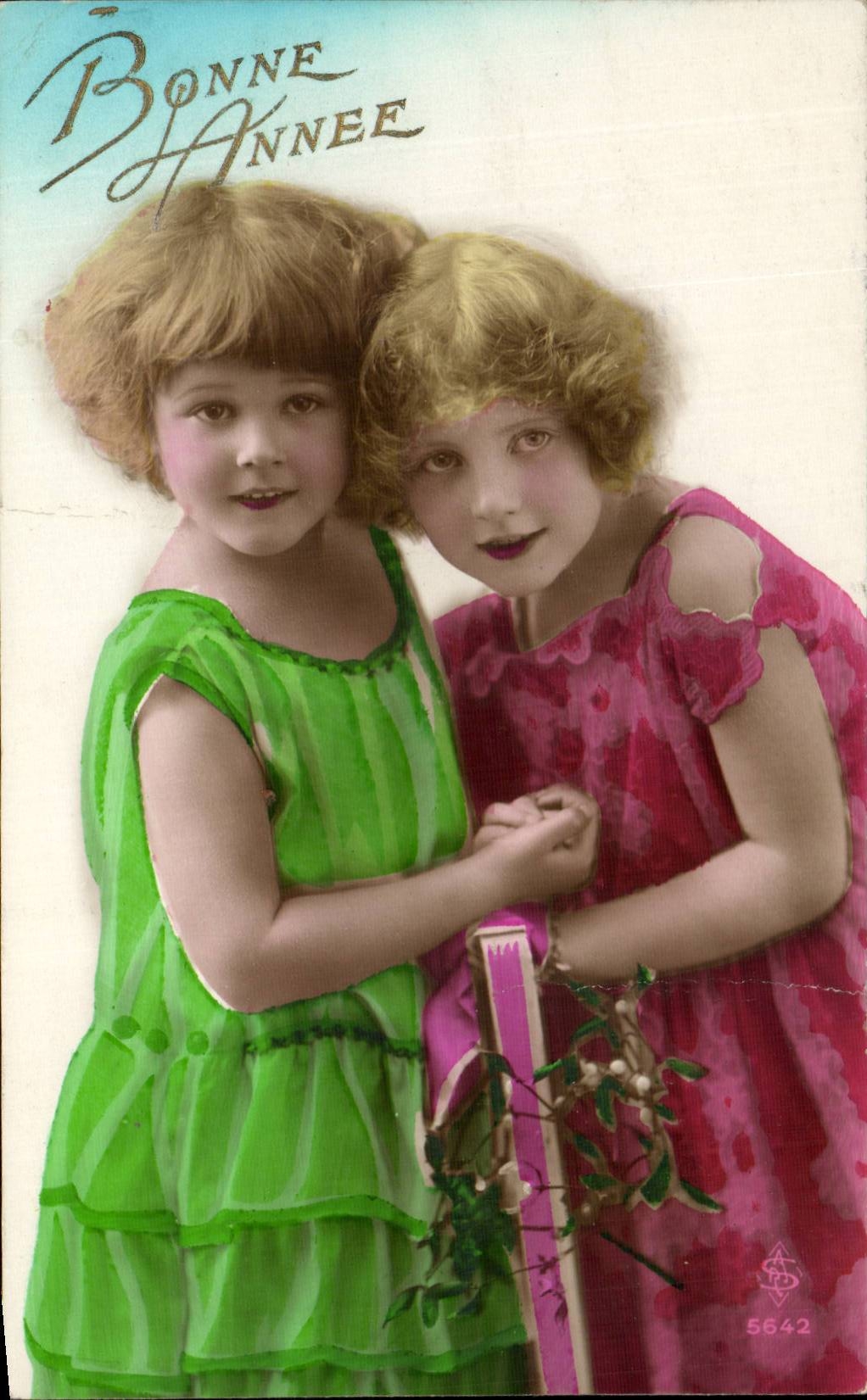 CPA Fantasy Children Happy New Year