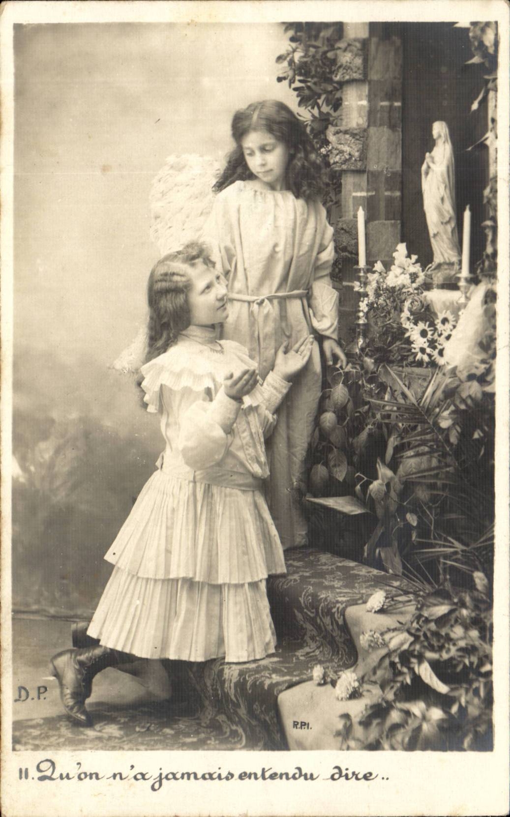 CPA Fantasy Children Angel Angel