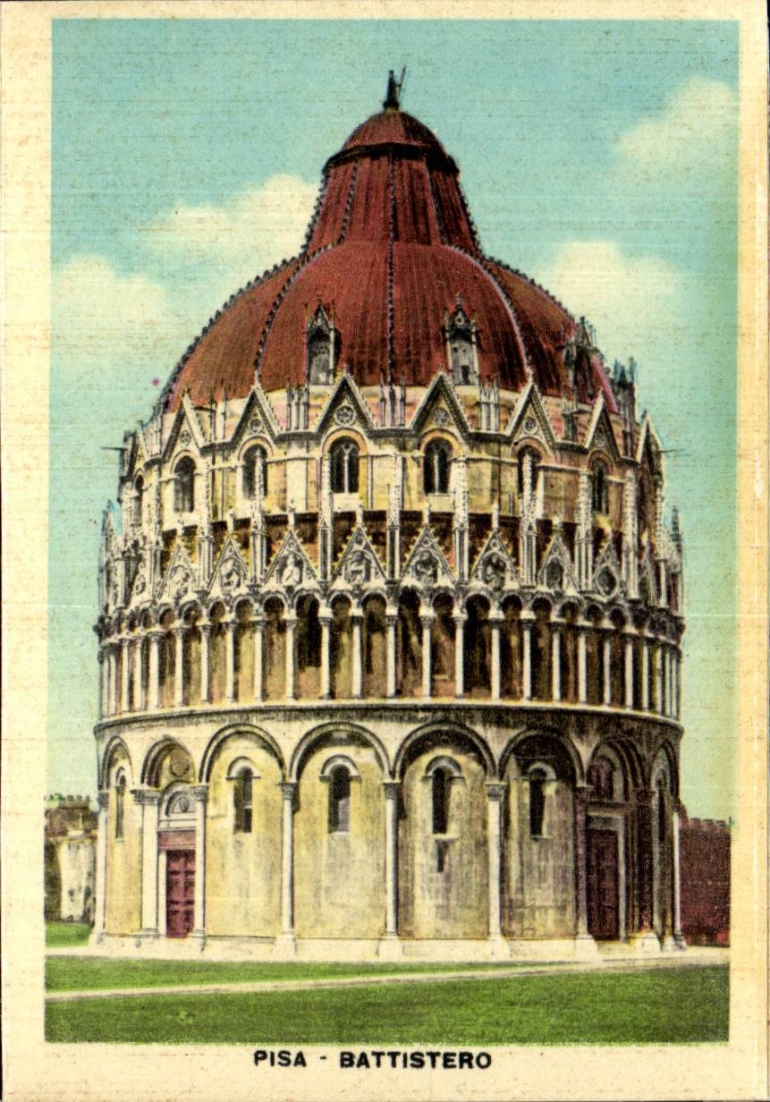 CPSM Italy Italia Rammed Battistero