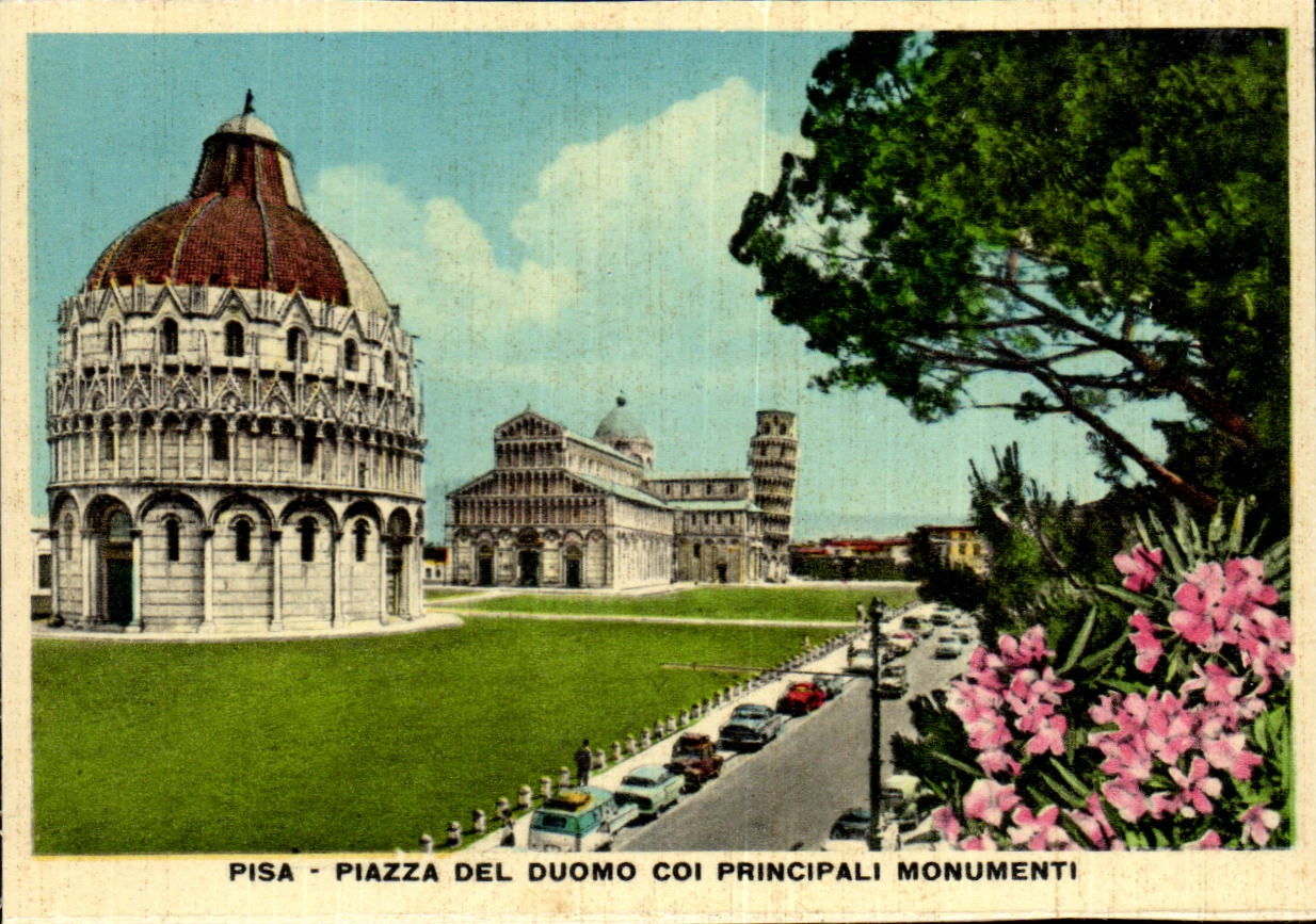 CPSM Italy Italia Rammed Piazza del Duomo coi principali Monumenti