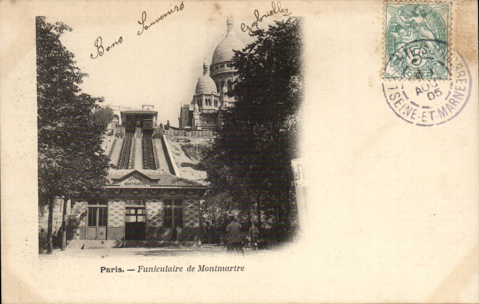 Funicular Paris CPA of Montmartre