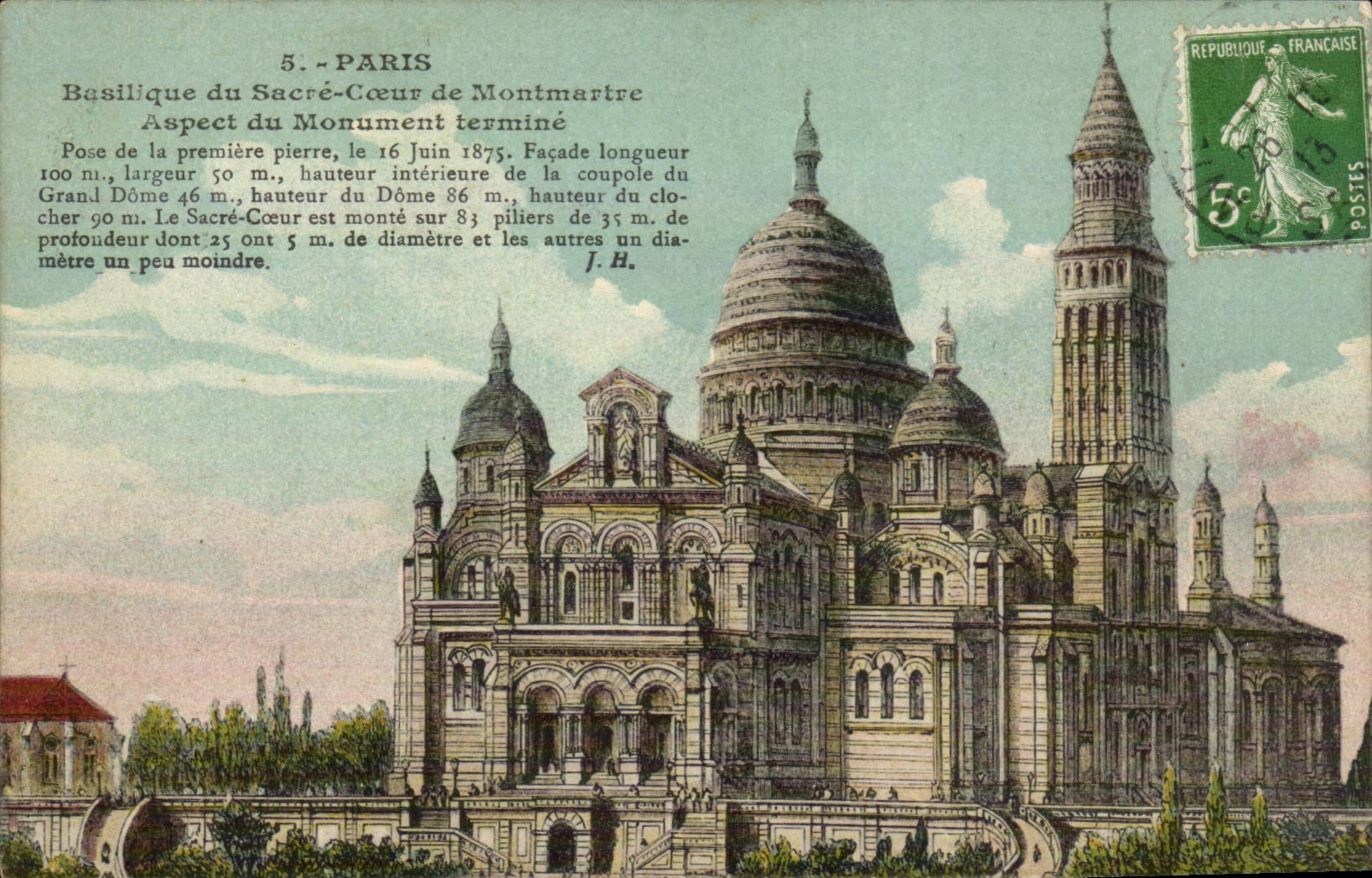 Paris CPA Funiculaire de Montmartre Sacre coeur