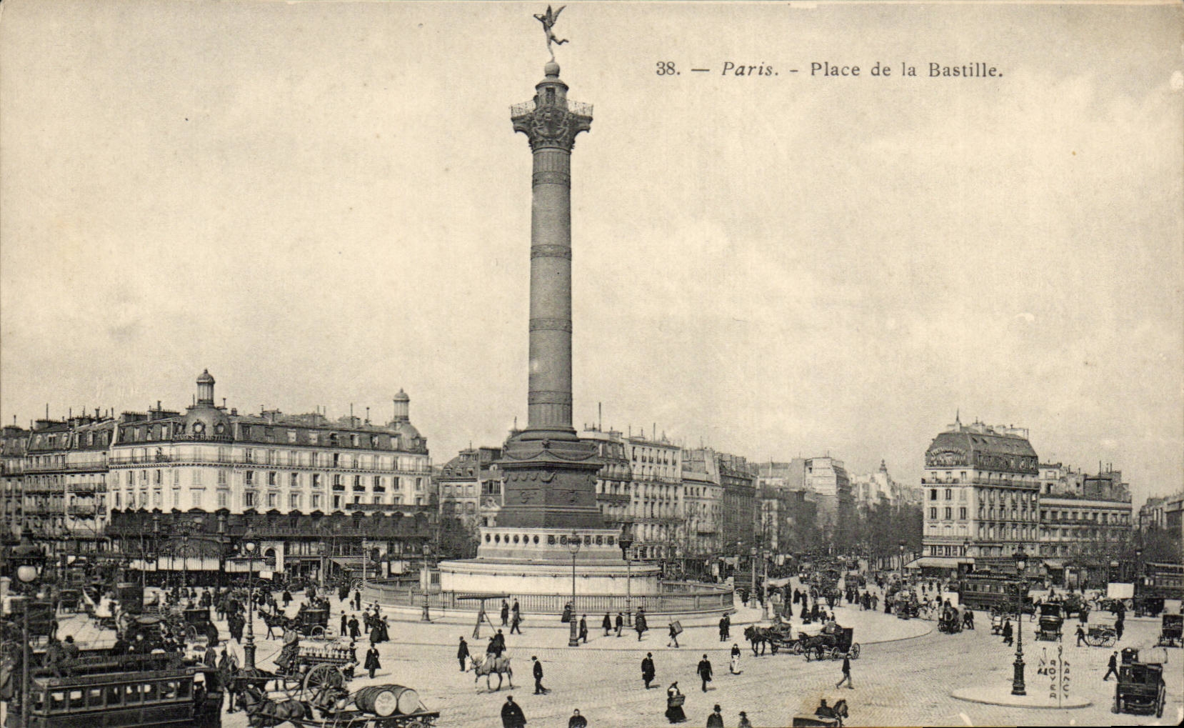 Paris CPA Places Bastille