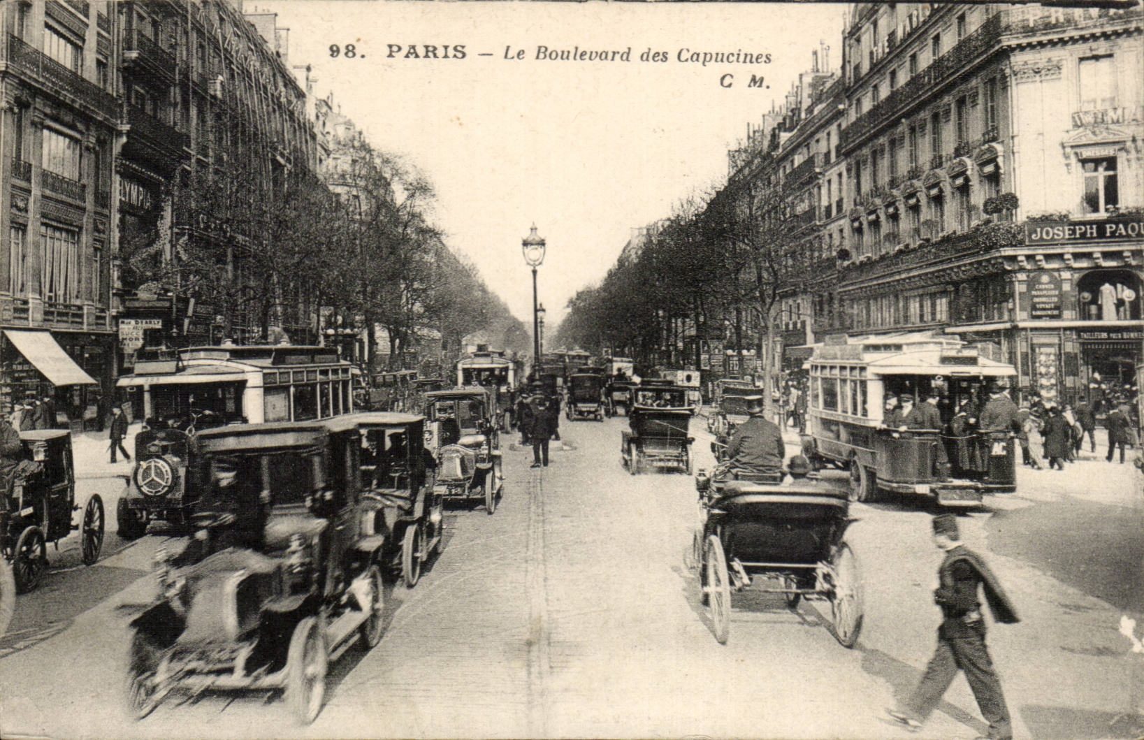 Paris CPA Le boulevard des Capucines