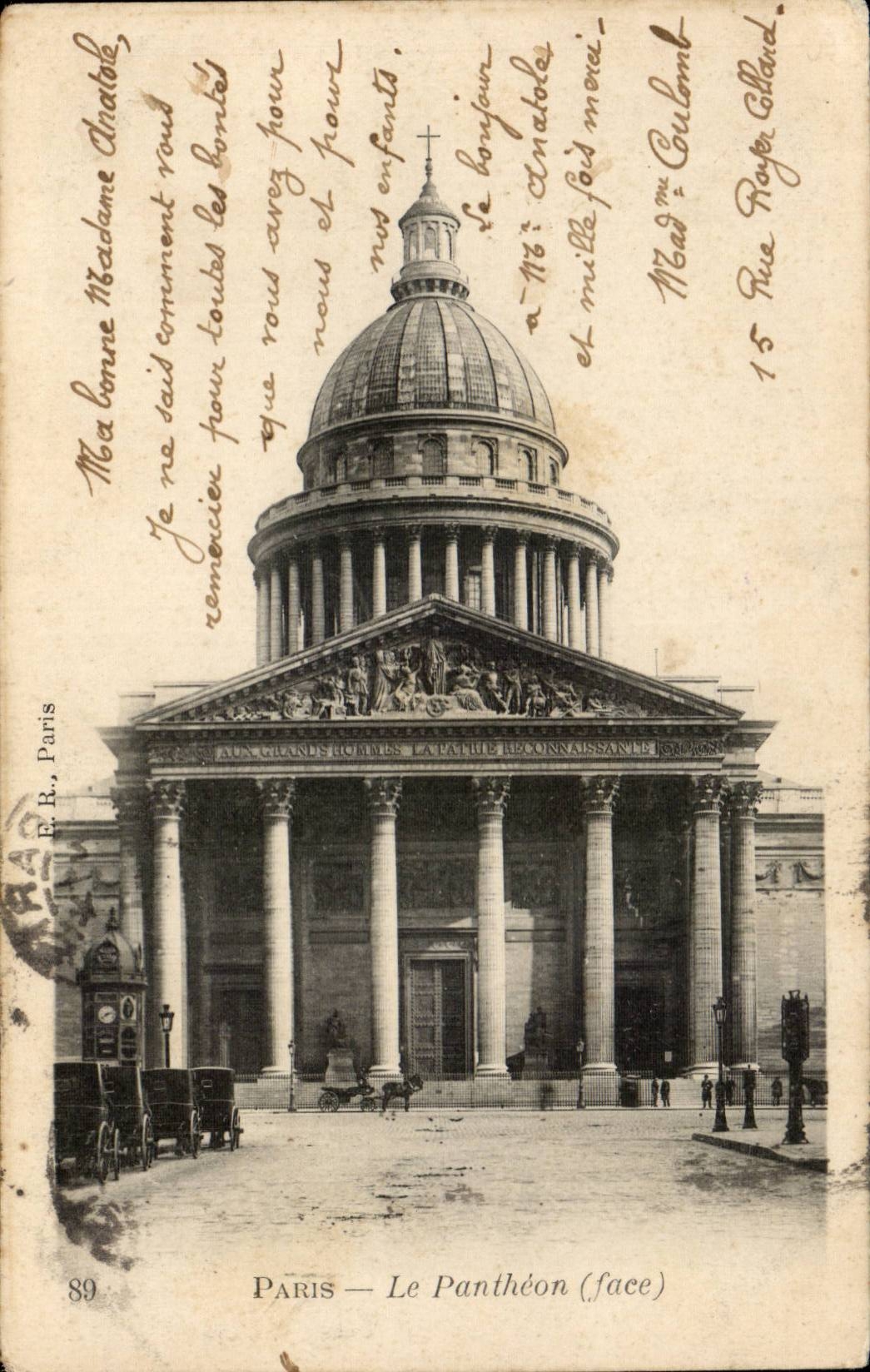 Paris CPA the Pantheon