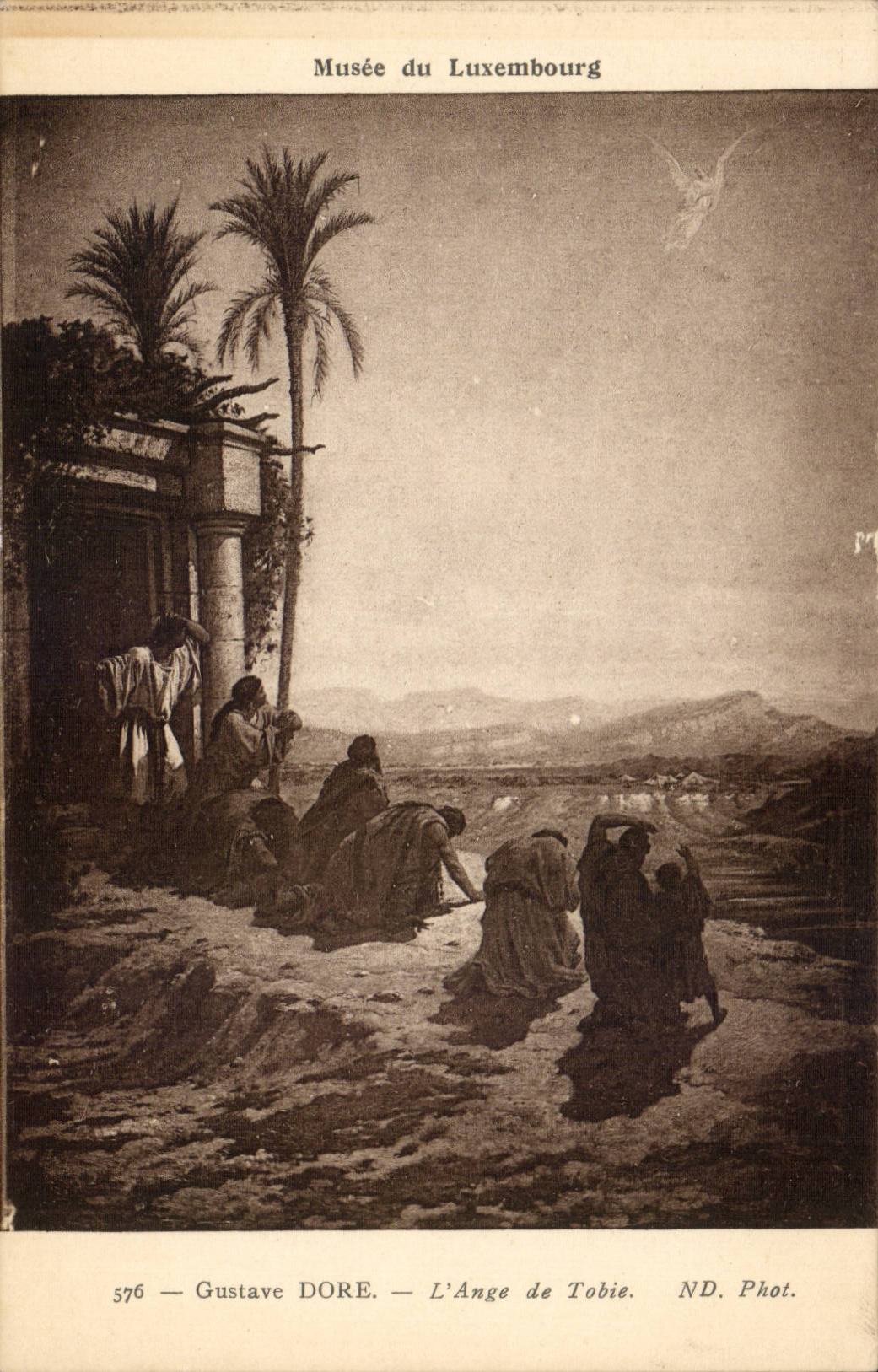 CPA Musee du Luxembourg Paris Gustave dore L'ange de Tobie