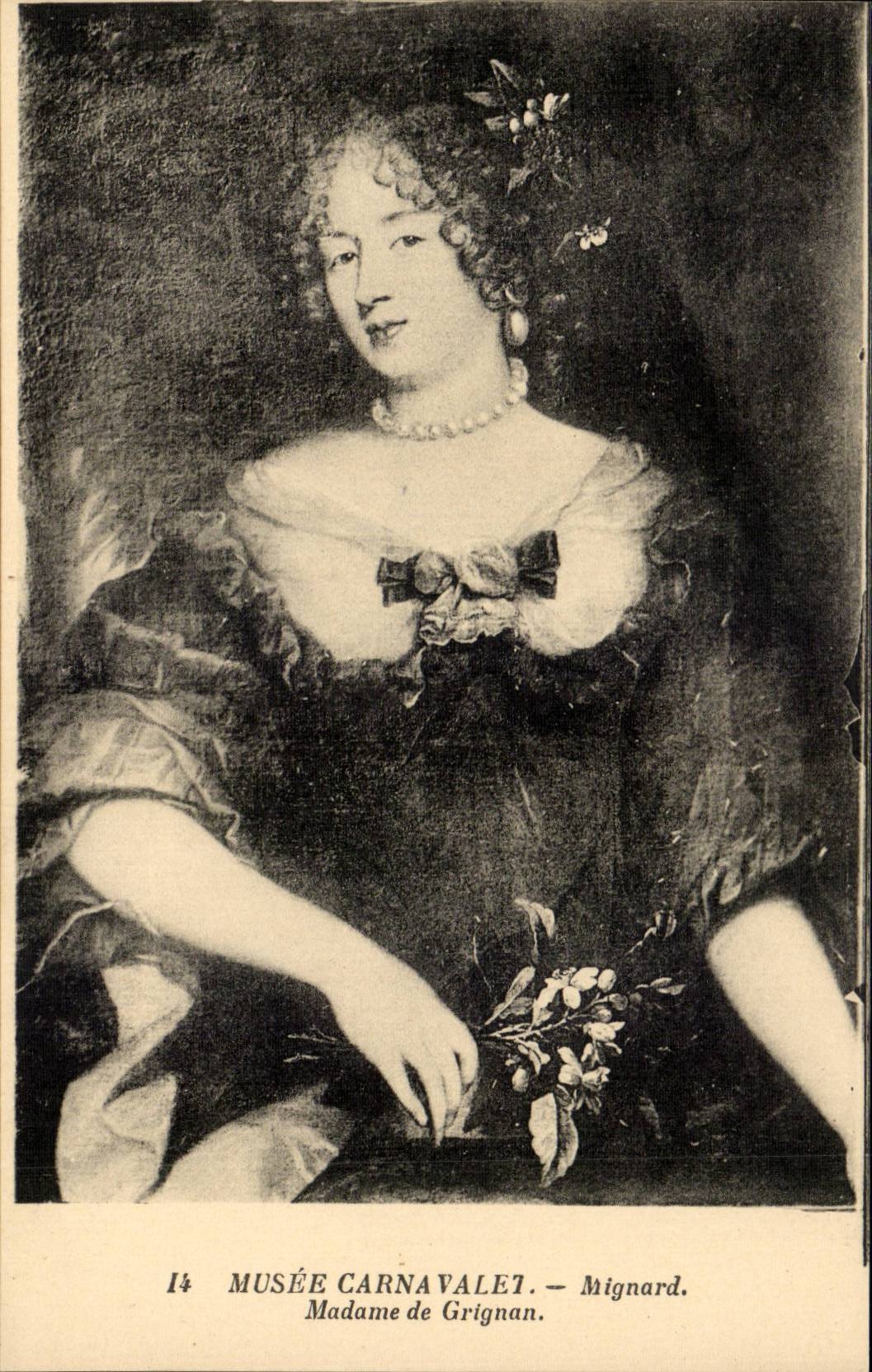 CPA Musee CArnavalet Paris Mignard Madame de Grignan