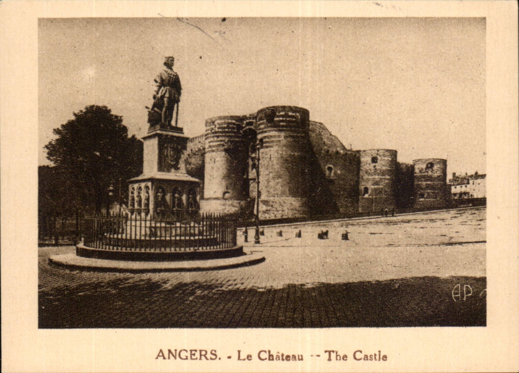 Angers CPA the castle