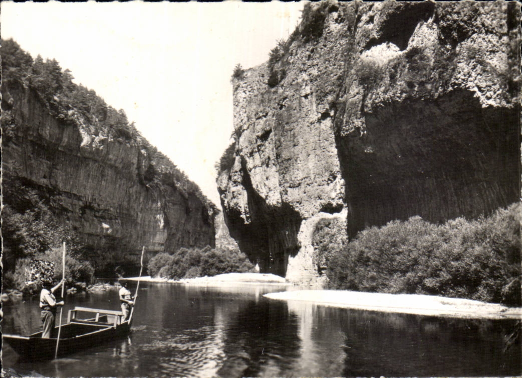 Falls of Tarn CPSM Walk in the boat in the straits