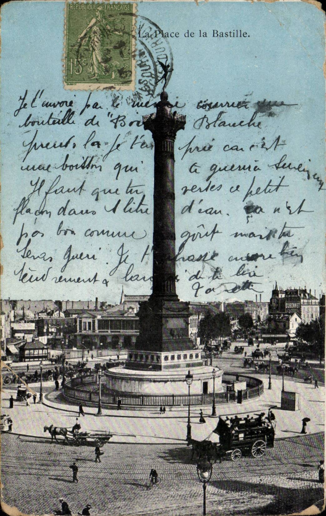 Paris CPA Places Bastille