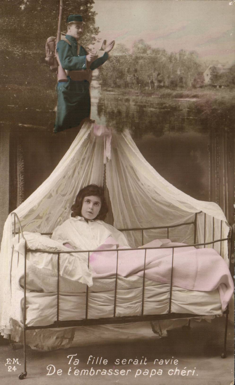 CPA Fantasy Militaria Child