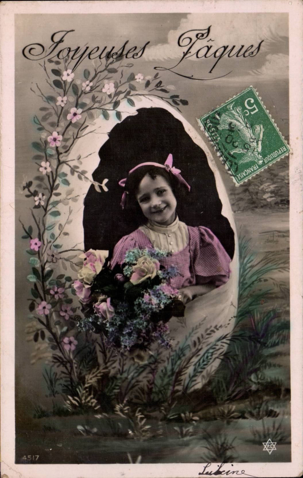 CPA Fantasy Child Easter Easter