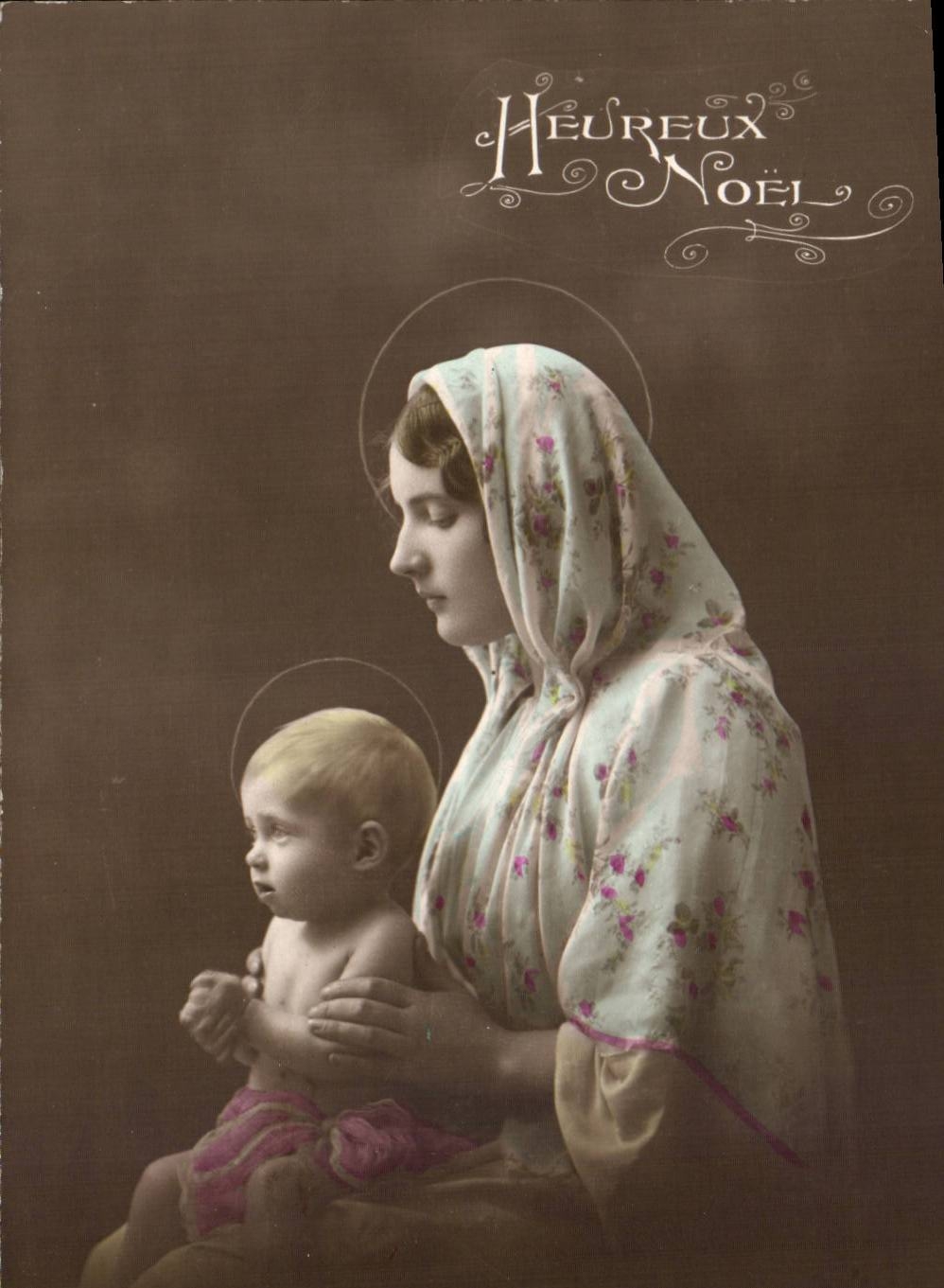 CPA Fantasy Happy Woman Christmas christmas