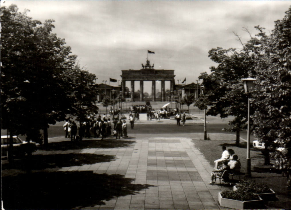 CPSM Berlin Haupstadt DER DDR Brandenburger Felsen