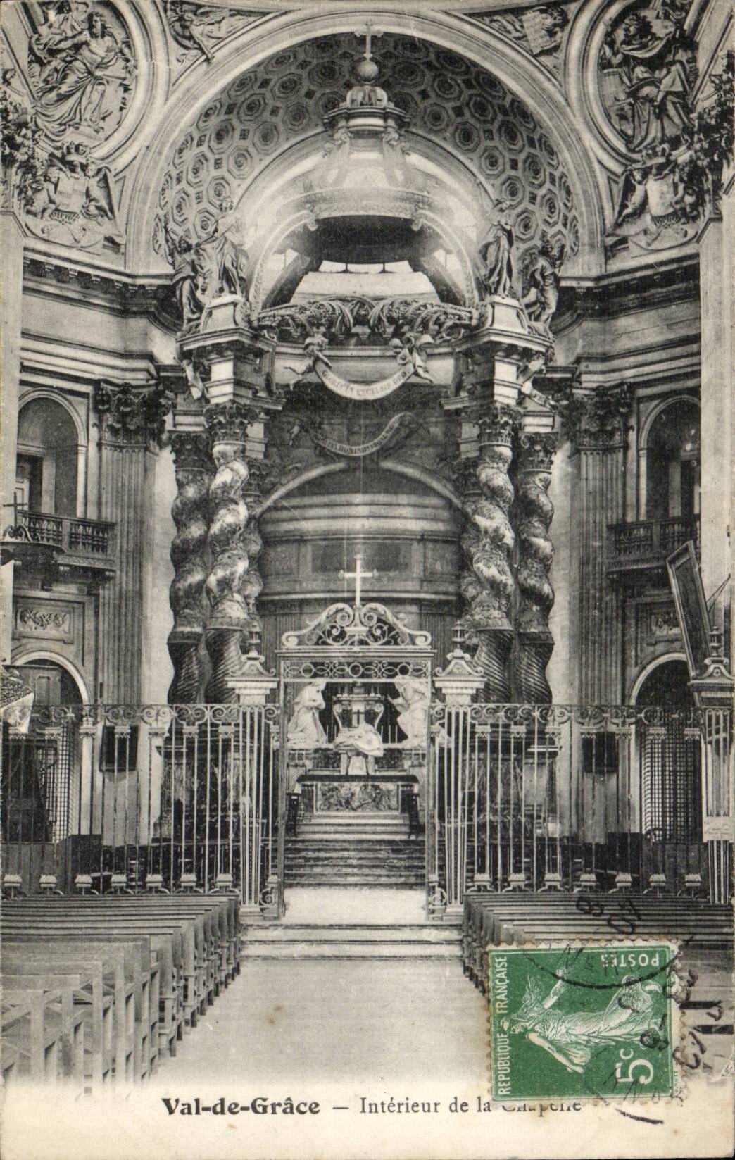 Interior Paris CPA Val de Grâce of the cupola
