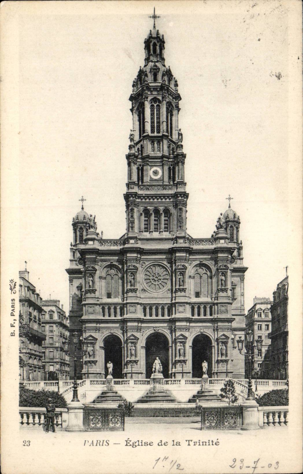 Paris CPA Church of the Trinity