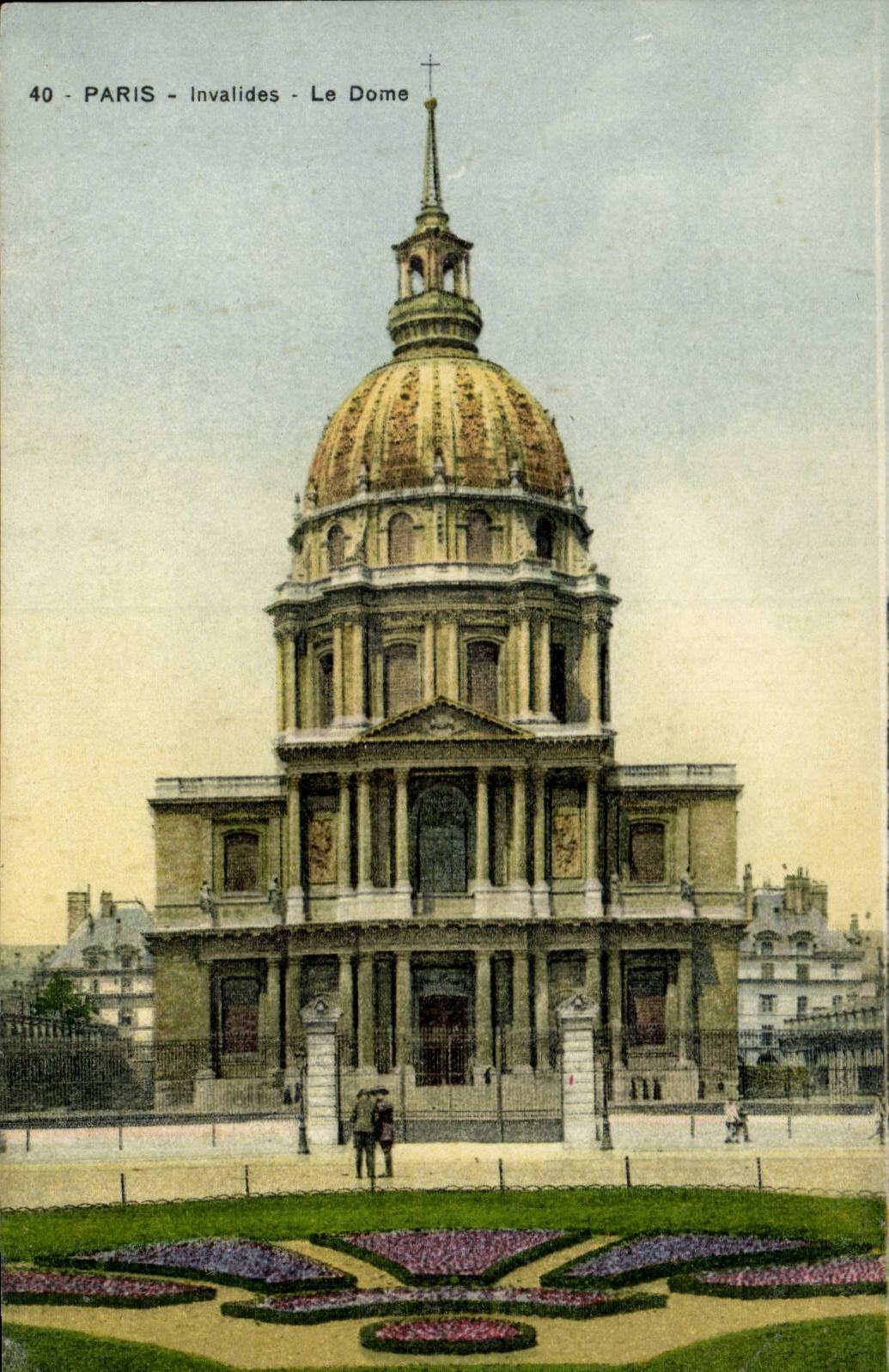 Paris CPA Dome of Invalides