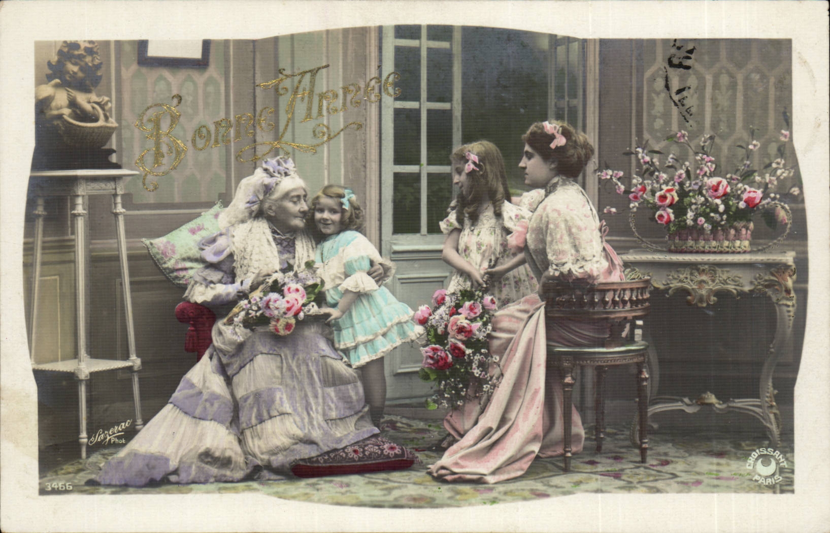 CPA Fantasy Children and large mother