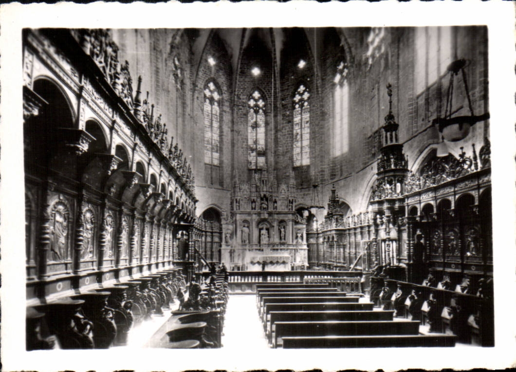 CPSM Saint Bertrand de Comminges Chorus der Kathedralestalle der Vorlagenofenbrucke
