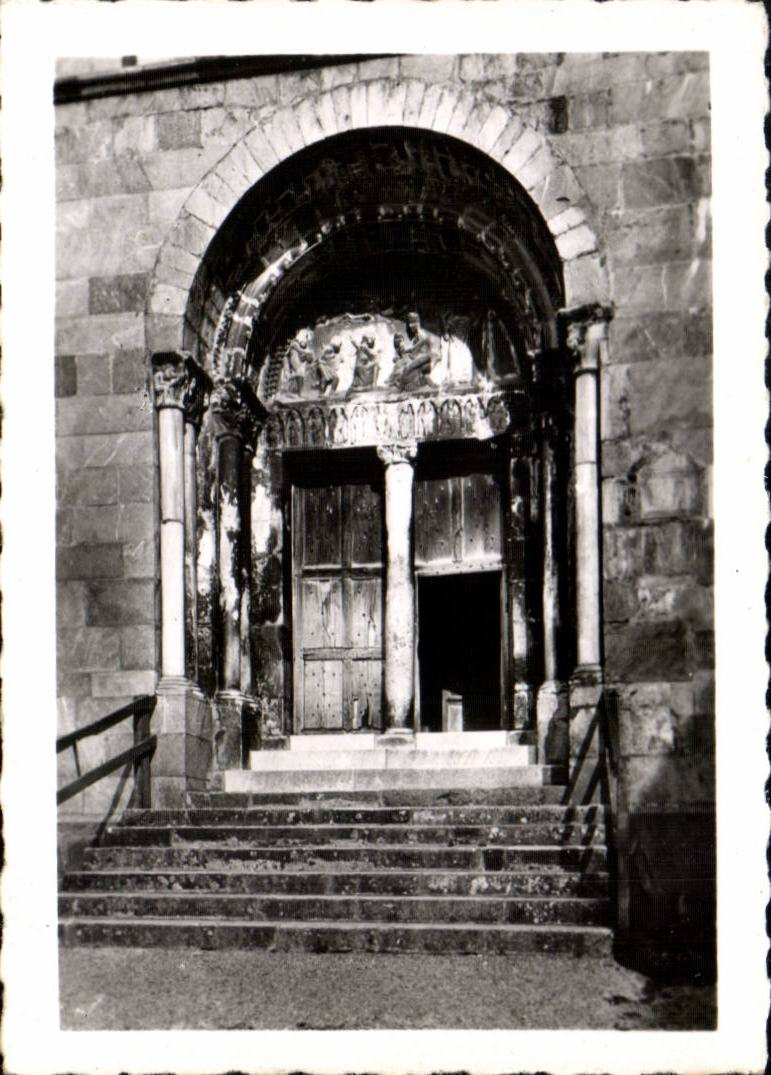 CPSM Saint Bertrand de Comminges Gate der Kathedrale