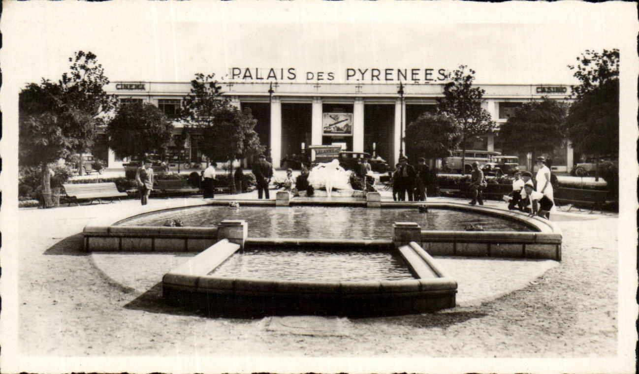 CPSM Pau das Bassin des Clemenceau allgemeinen Gartens