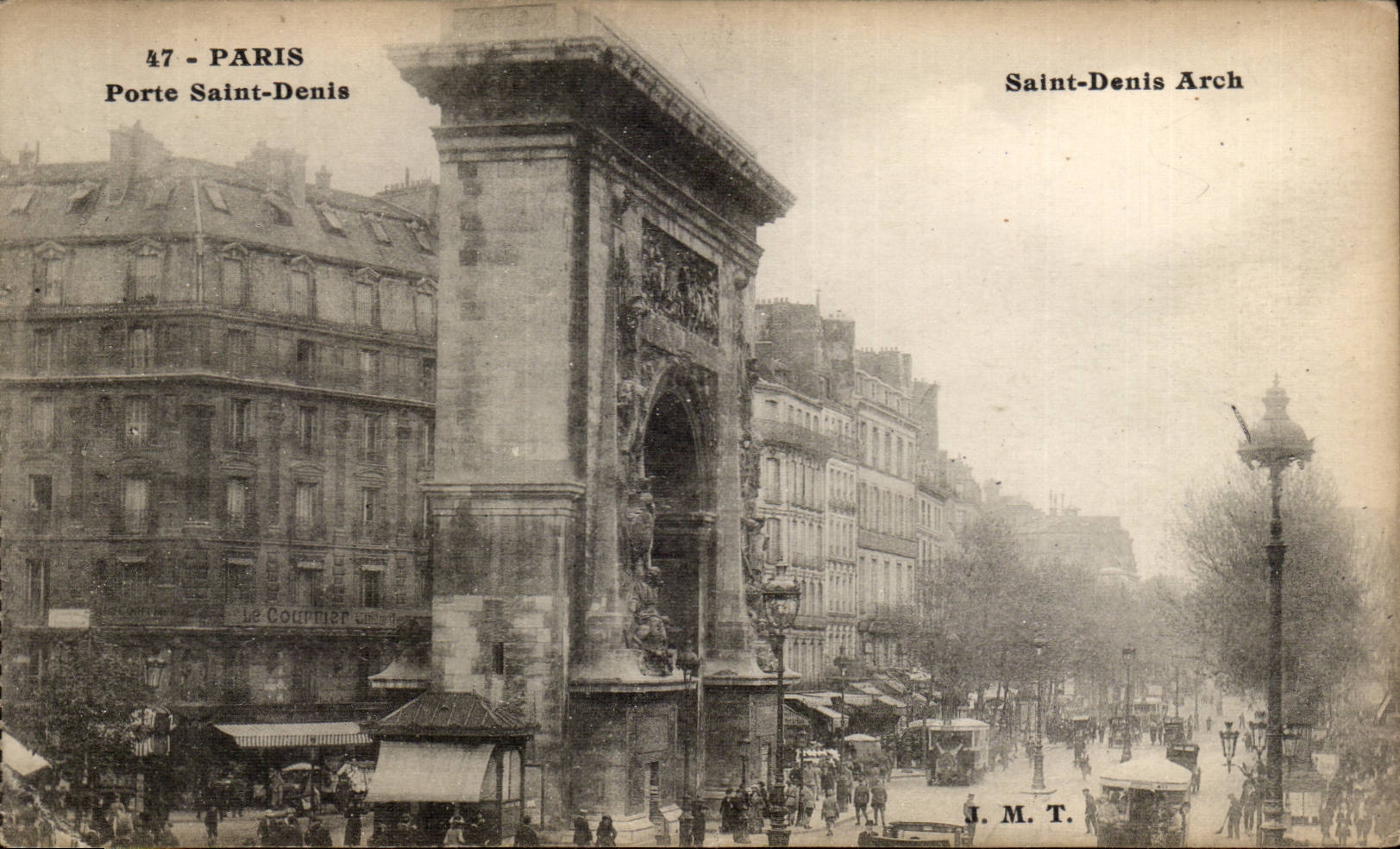 Paris CPA Gate Saint Denis