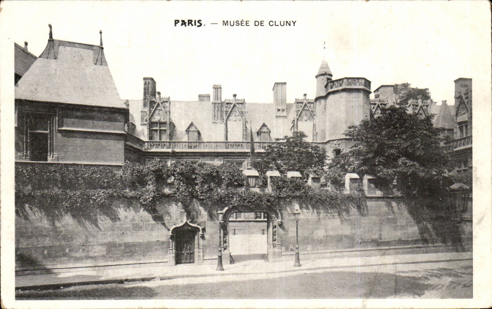 Paris CPA Museum of Cluny