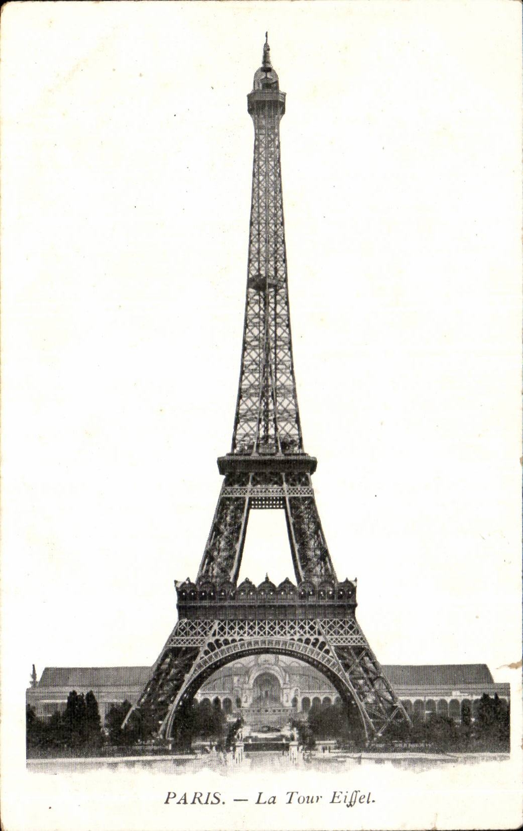 Paris CPA Eiffel Tower