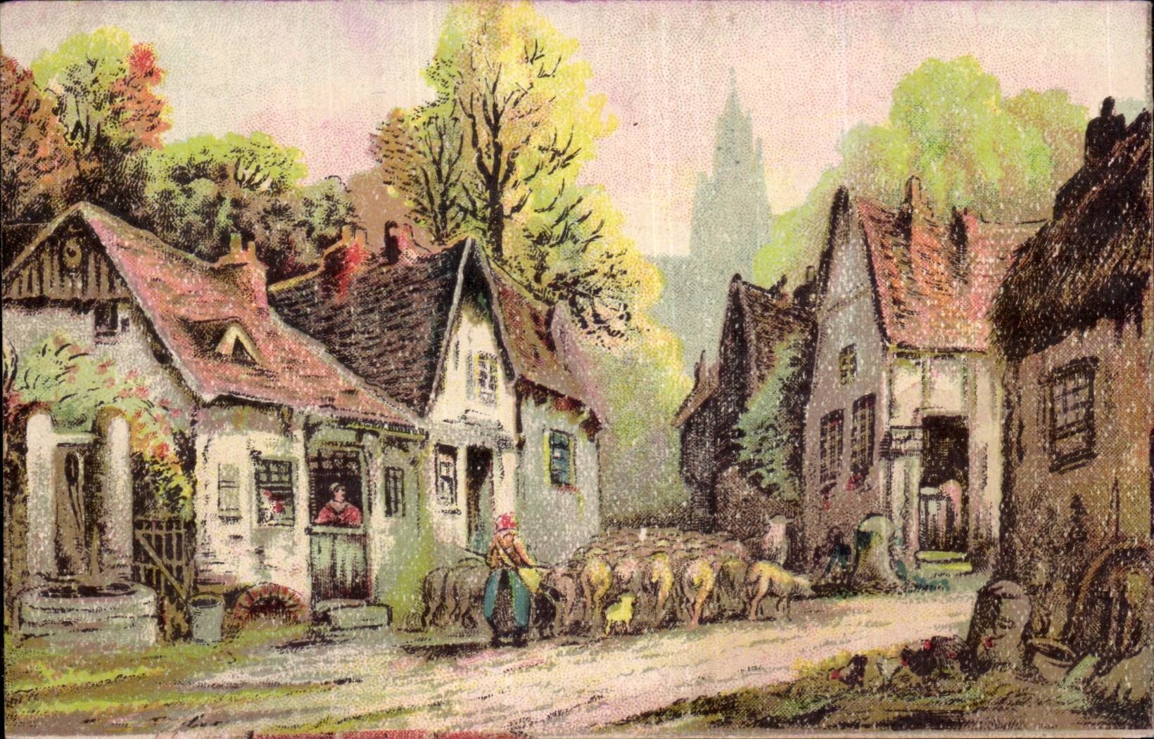 CPA Fantasy Landscape Sheep Breeding