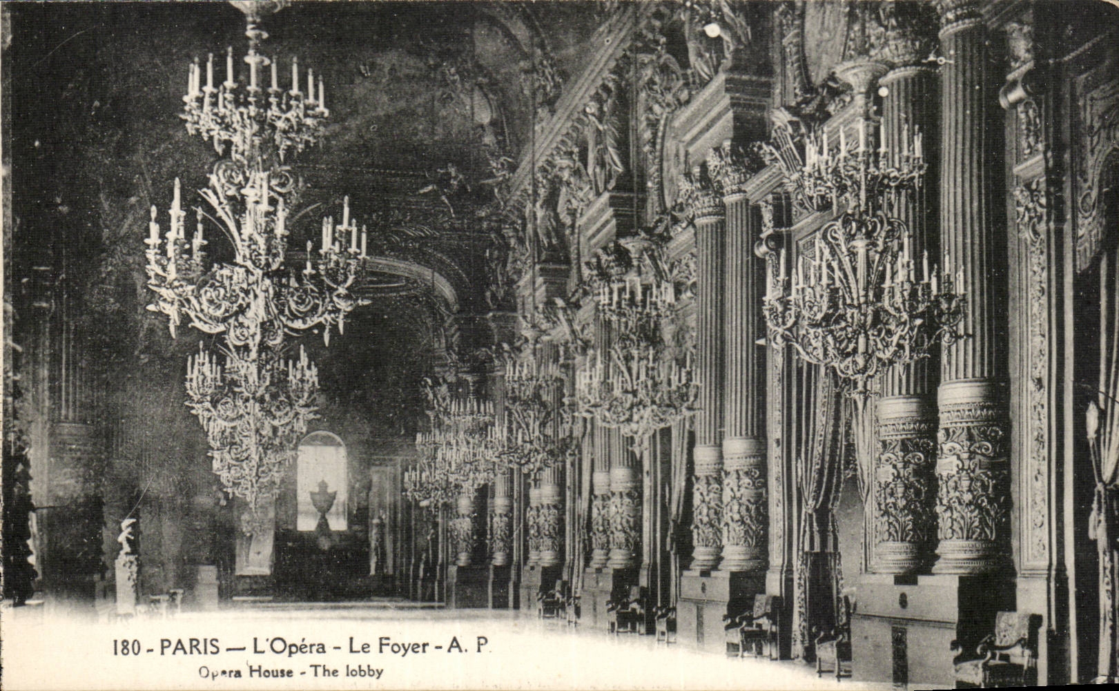 Paris CPA L'opera Le foyer