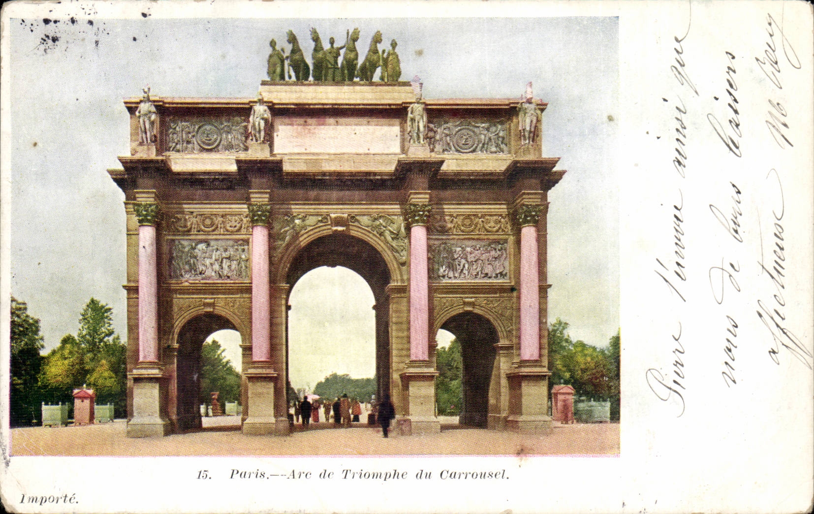 Paris CPA Arc de triomphe du Carrousel
