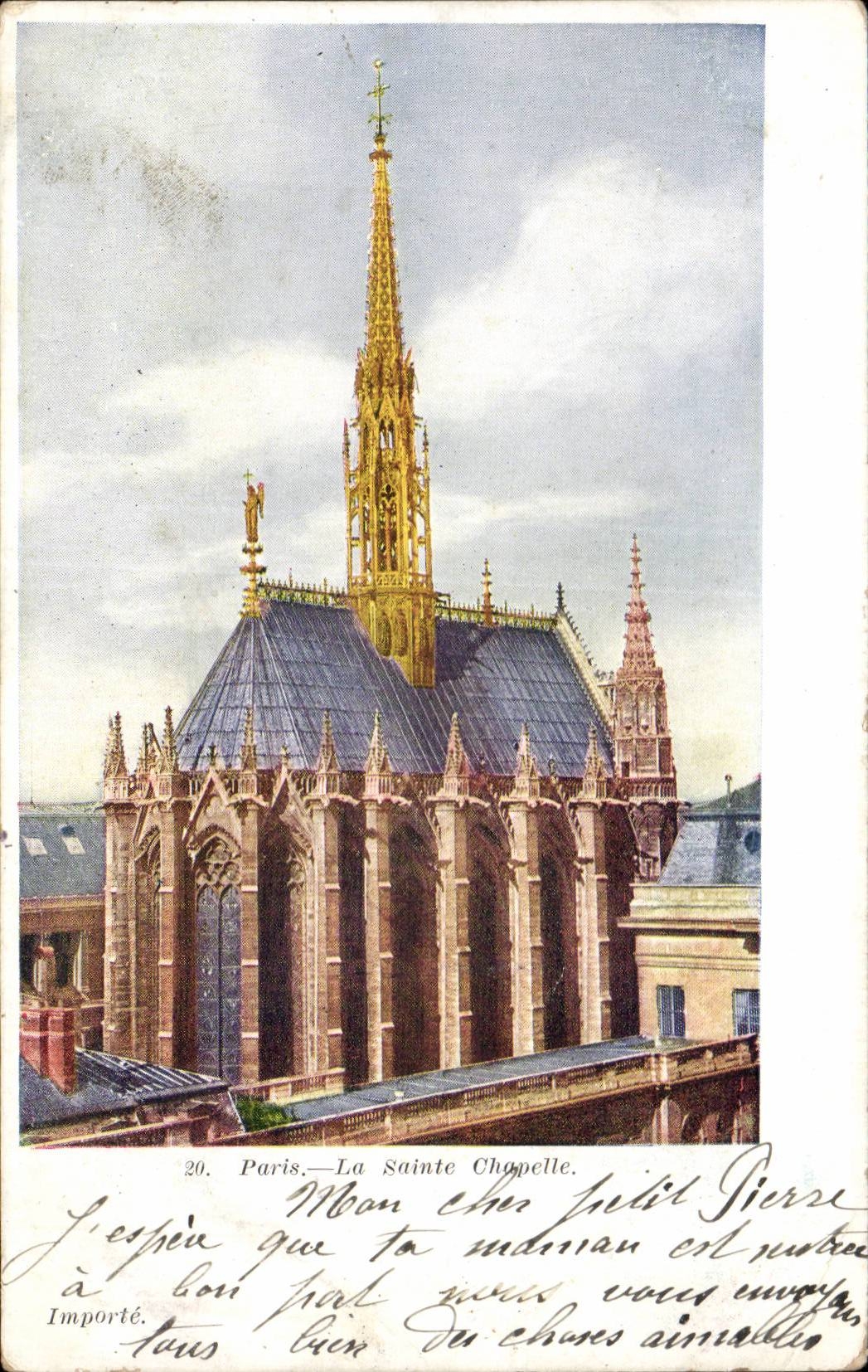 Paris CPA La sainte Chapelle