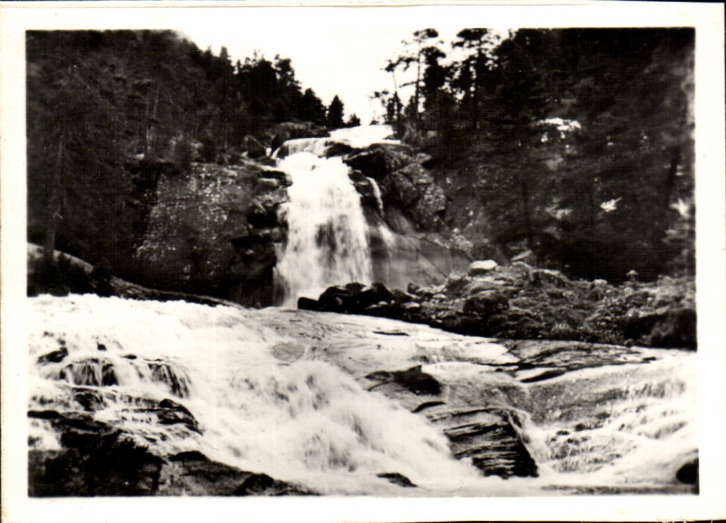 MODERNE KARTE Cauterets Kaskaden der Brucke von Spanien