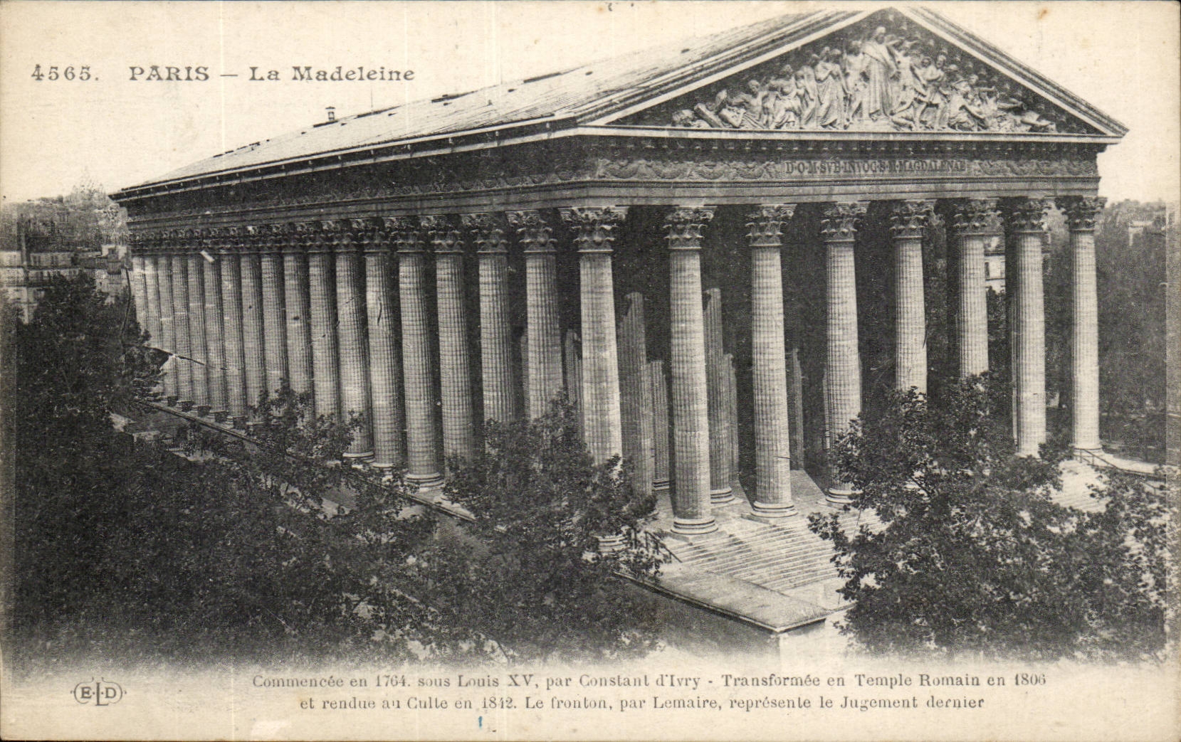 Paris CPA the Madeleine
