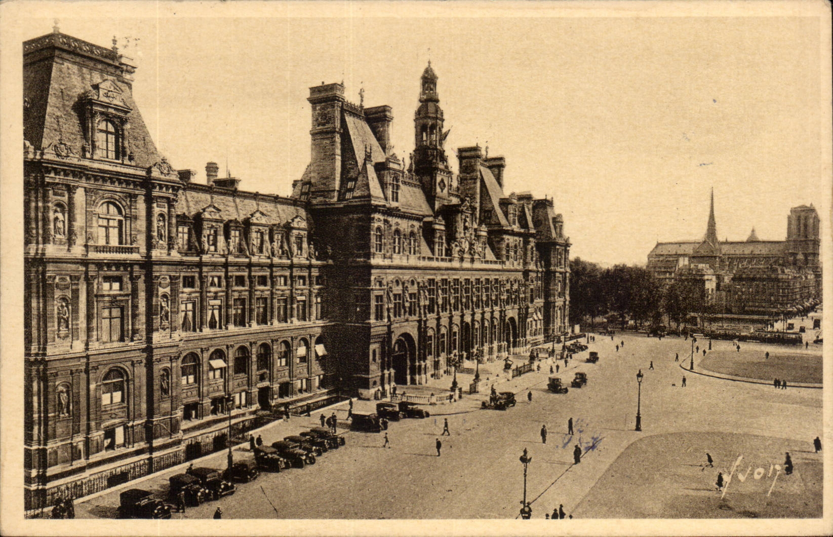 Paris CPA Hotel de ville