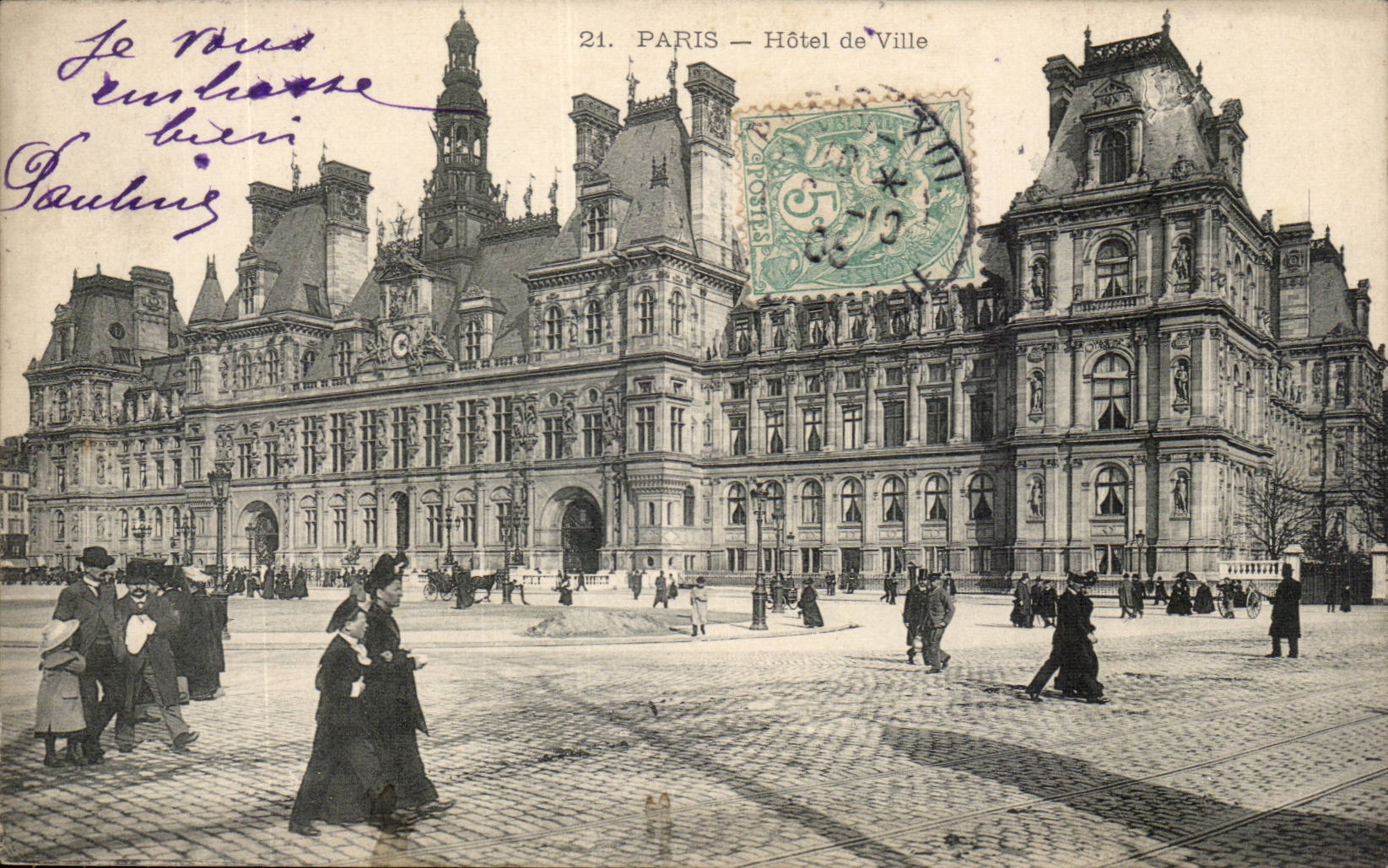 Paris CPA Hotel de ville