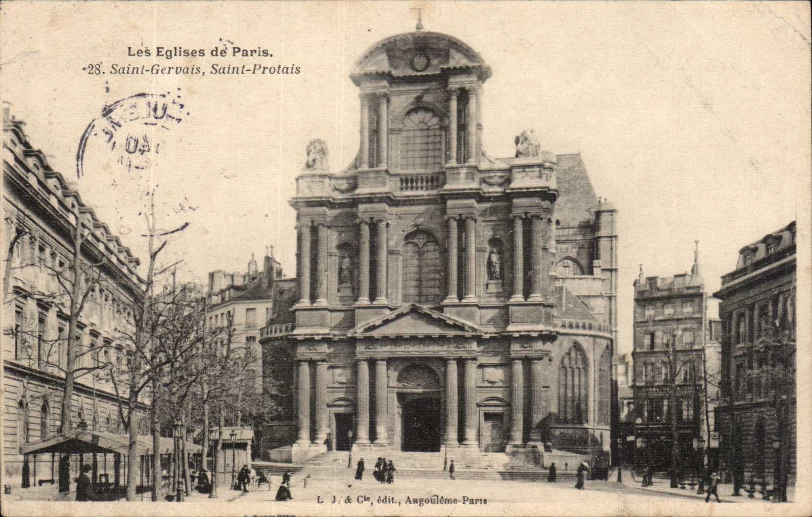 Paris CPA Saint Gervais Saint Protais